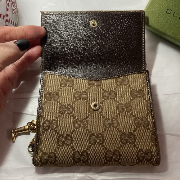 Gucci Vintage Rare wallet w/attached boot charm - Picture 9 of 16